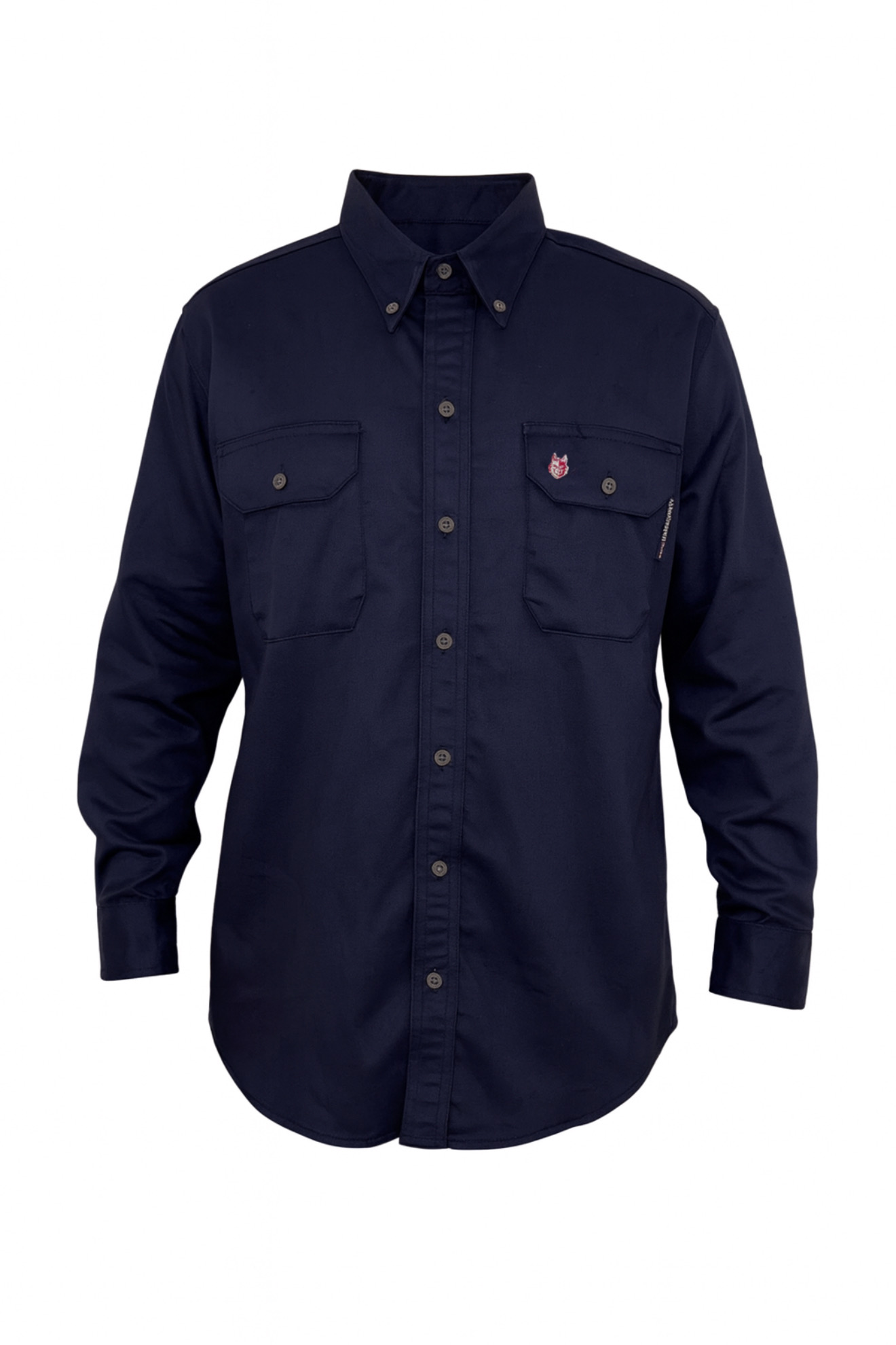 NAVY BLU Protection Long Sleeve Button Up Protect 200 Twill 7.5 oz.